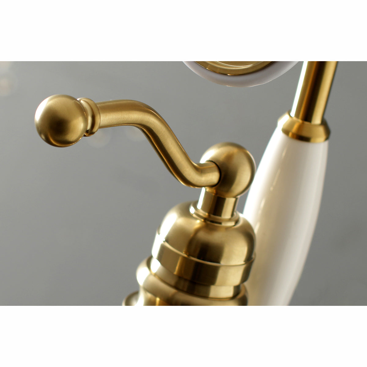 English Country Freestanding Tub Faucet with Hand Shower