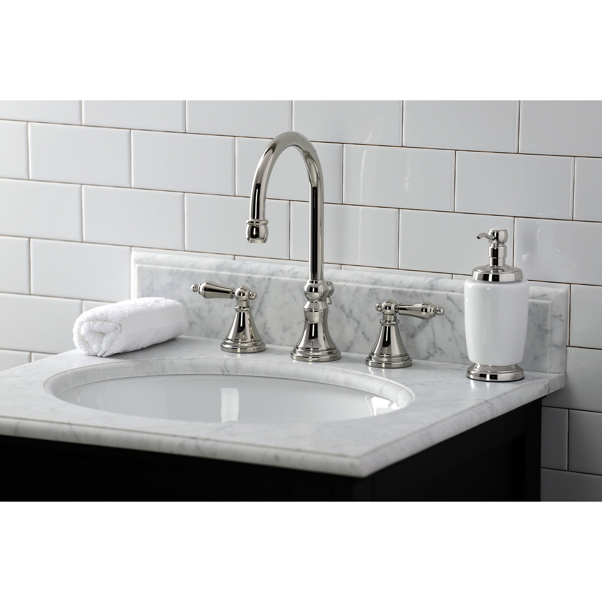 Kingston Brass KS2980AL Governor Widespread Bathroom Faucet