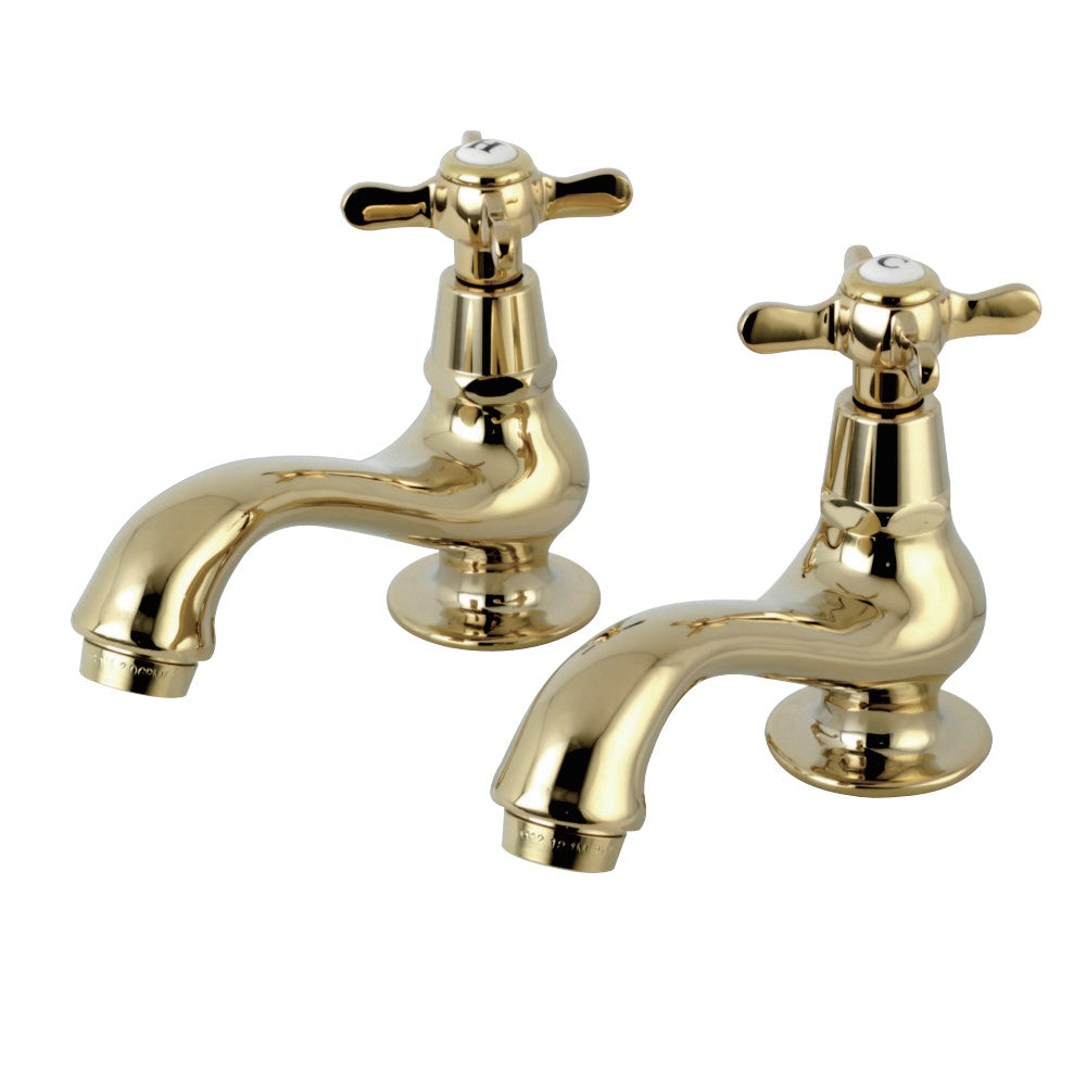 Kingston Brass KS1105BEX Basin Tap Faucet with Cross Handle