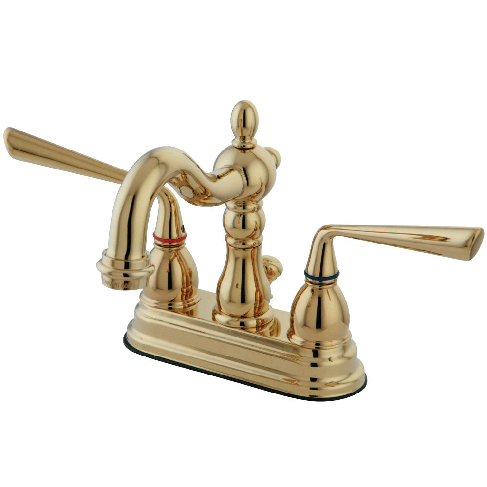 Kingston Brass KS1608ZL 4 in. Centerset Bathroom Faucet