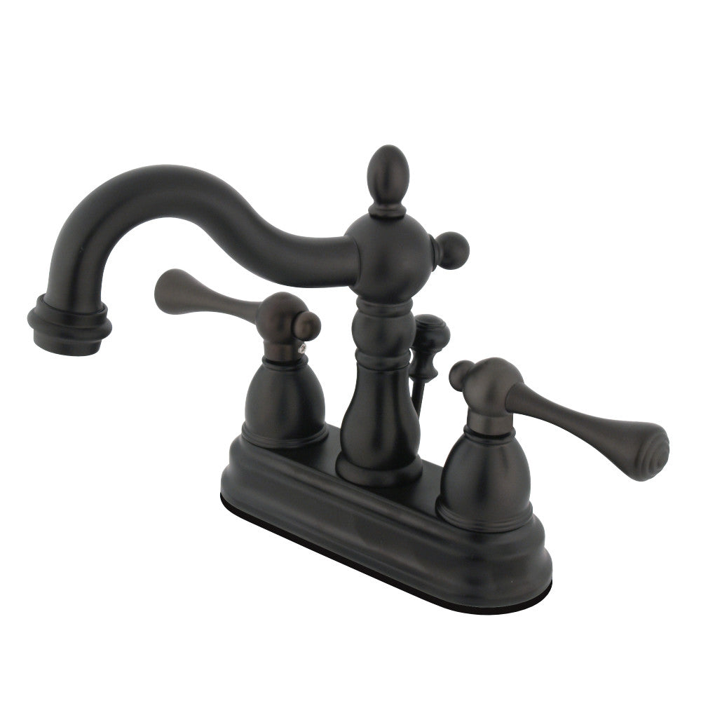 Kingston Brass KS1605BL 4 in. Centerset Bathroom Faucet