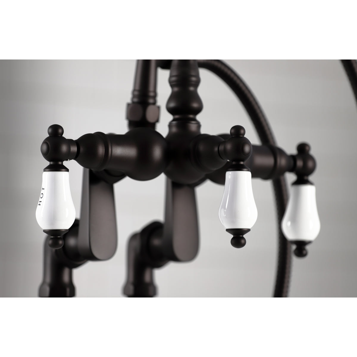 Vintage Clawfoot Tub Faucet with Hand Shower