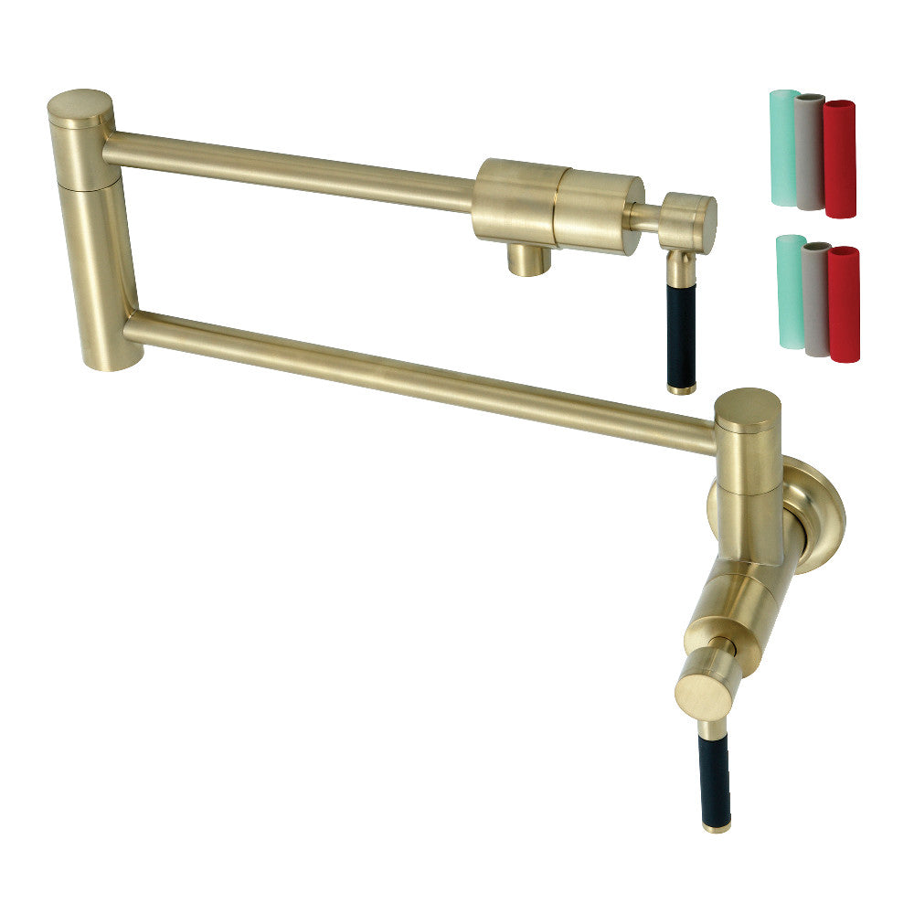 Kingston Brass KS4106DKL Kaiser Wall Mount Pot Filler