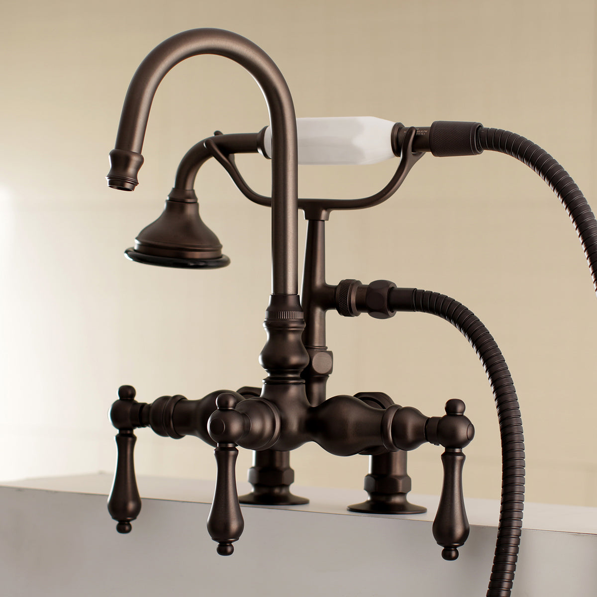 Aqua Vintage Clawfoot Tub Faucet with Hand Shower