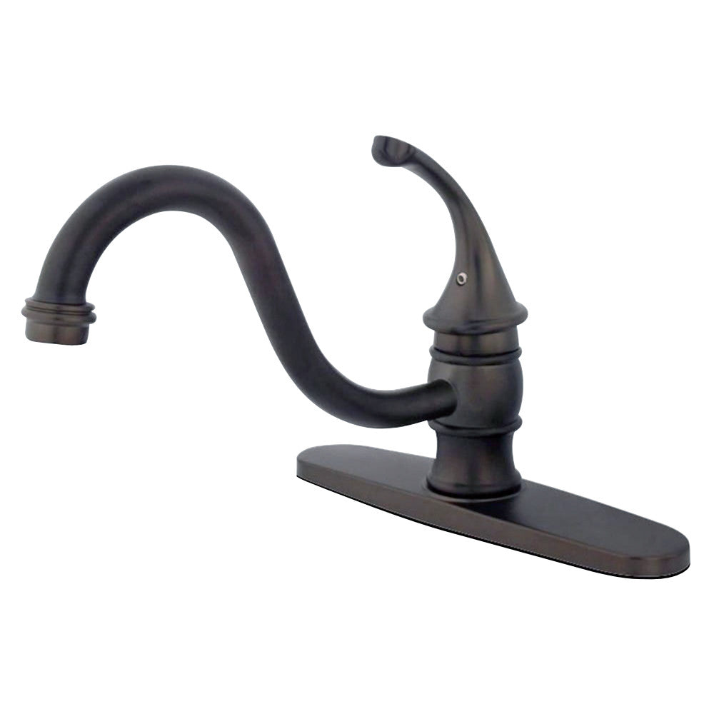 Kingston Brass KB3575GLLS Georgian 8&quot; Centerset Kitchen Faucet without Sprayer