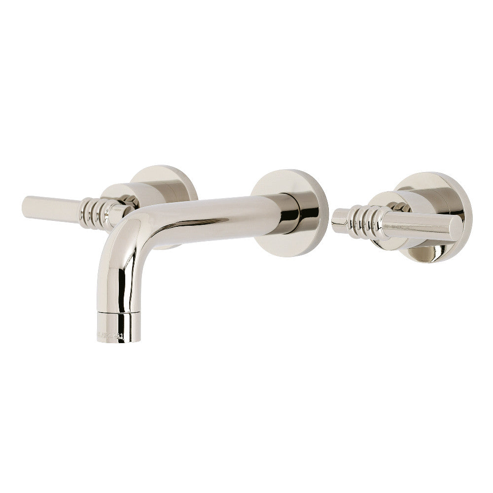 Kingston Brass KS8120ML Milano 2-Handle 8 in. Wall Mount Bathroom Faucet