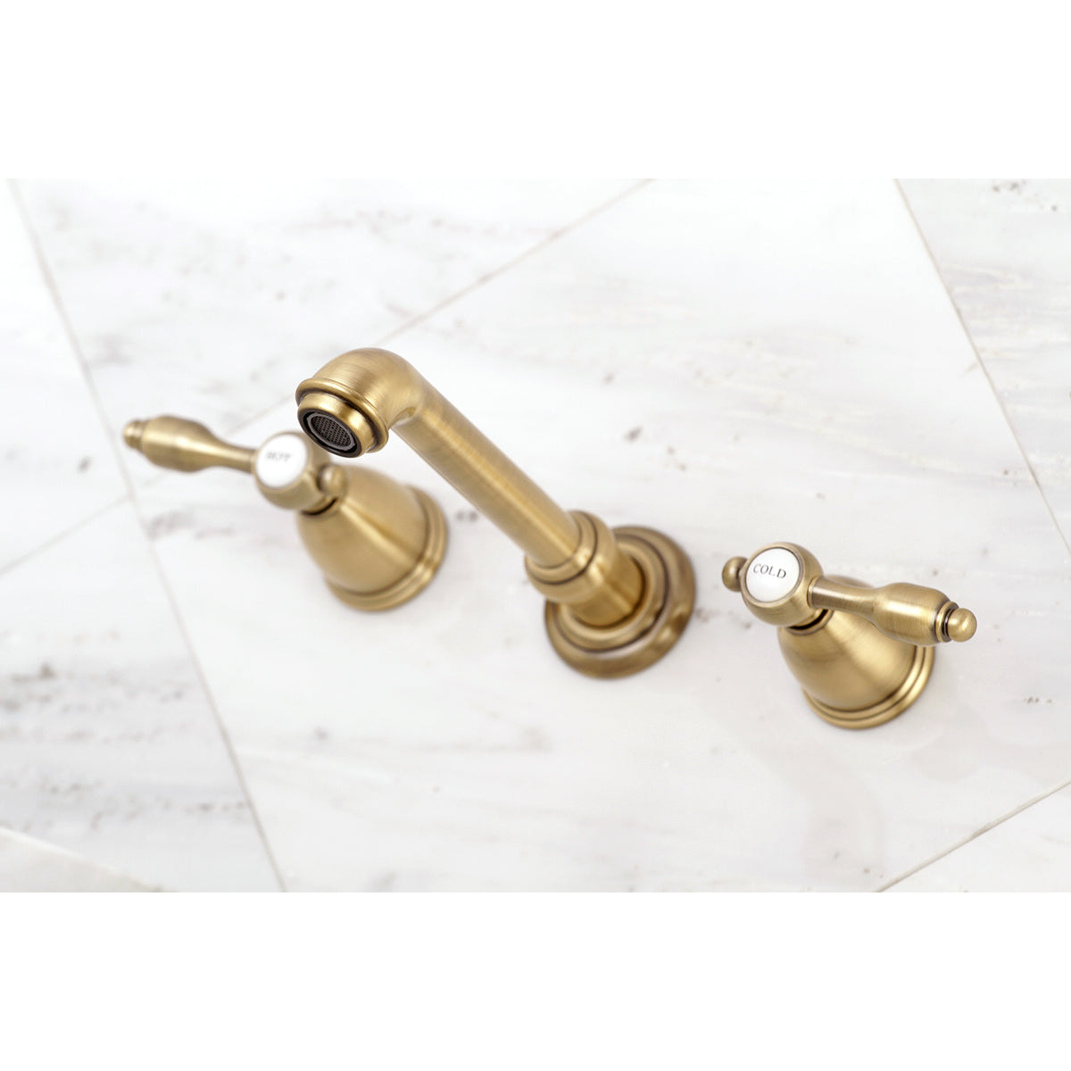Tudor 2-Handle Wall Mount Roman Tub Faucet