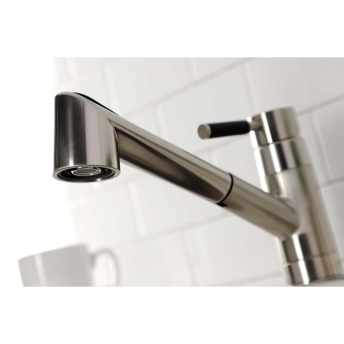 Gourmetier GSC8571DKL Kaiser Single-Handle Pull-Out Kitchen Faucet