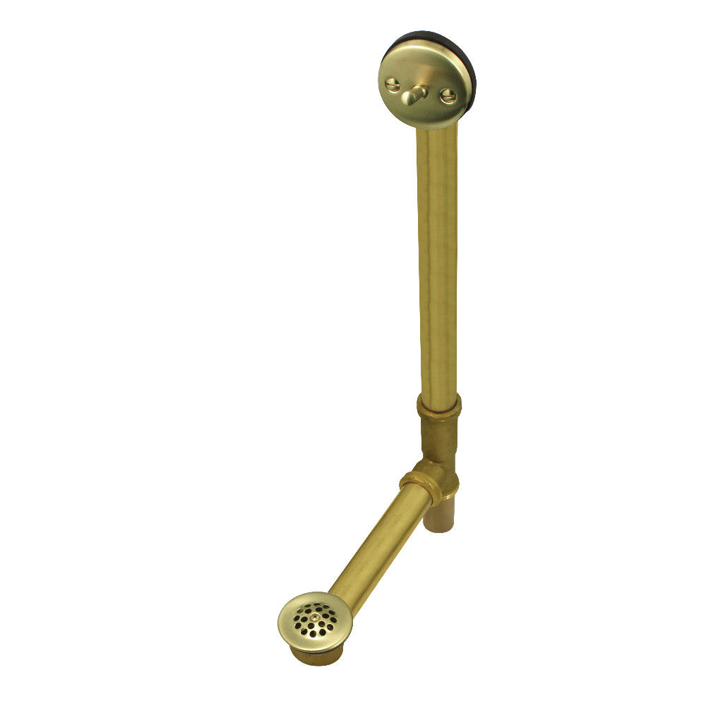 Kingston Brass 23&quot;-Inch Trip Lever Waste and Overflow with Grid