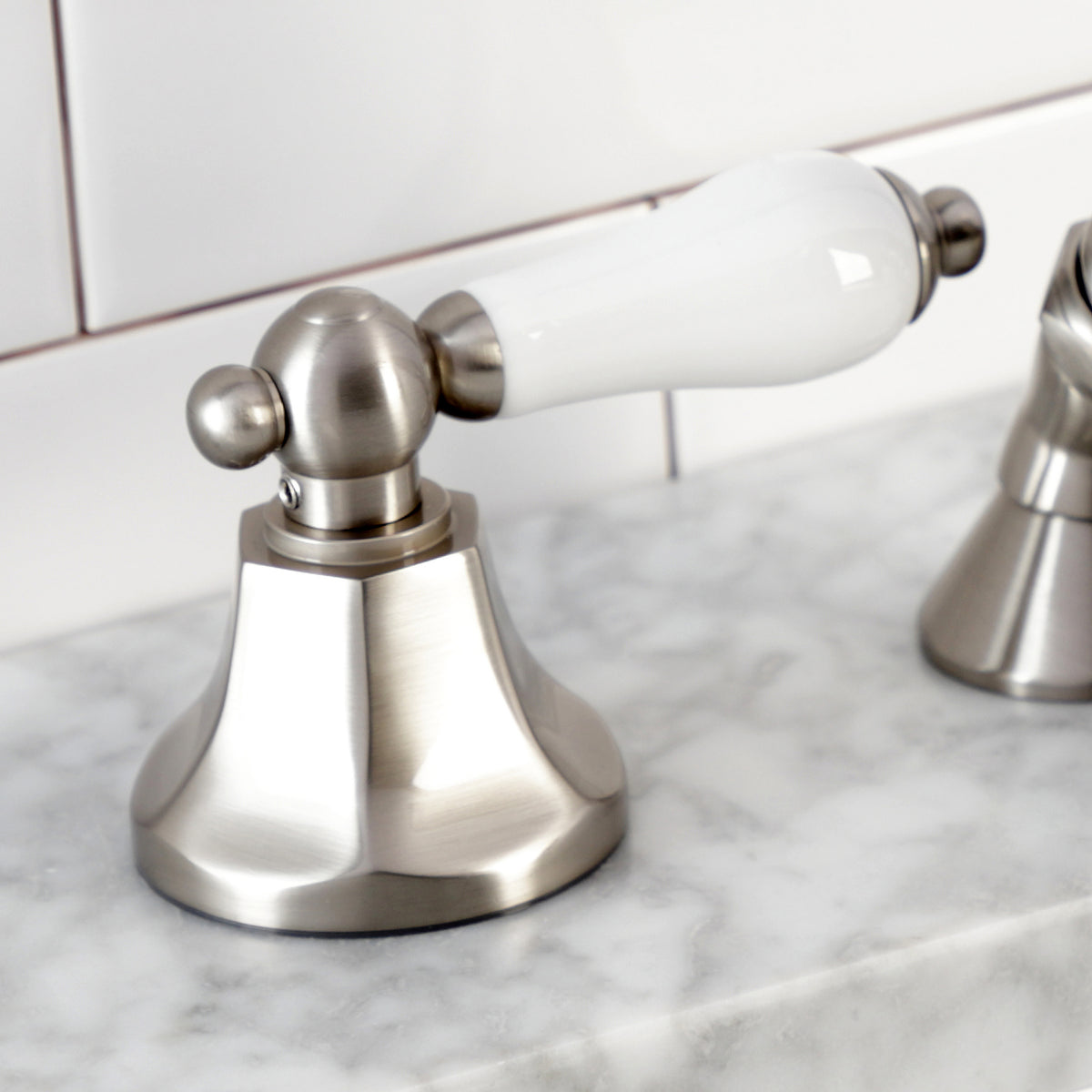 Kingston Brass Deck Mount Hand Shower with Diverter for Roman Tub Faucet