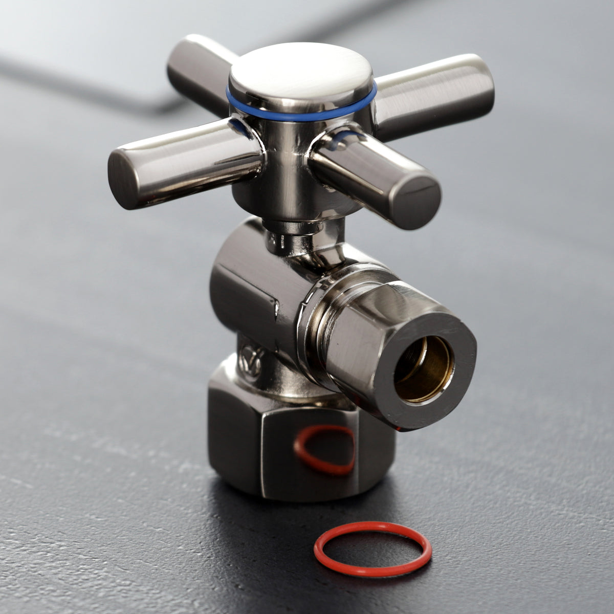 Kingston Brass Concord 1/2&quot; IPS x 3/8&quot; O.D. Quarter Turn Angle Stop Valve