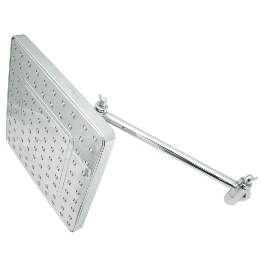 Fortress 8&quot; Square Shower Head with 10&quot; Shower Arm
