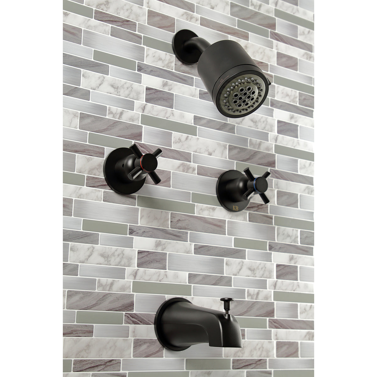 Concord Two-Handle Tub and Shower Faucet