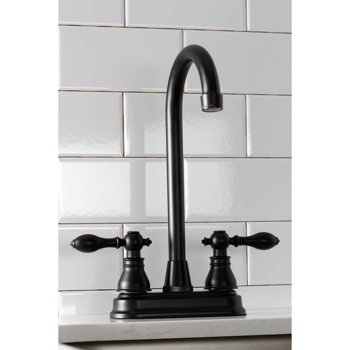 Kingston Brass KB491ACL American Classic Two-Handle High-Arc Bar Faucet