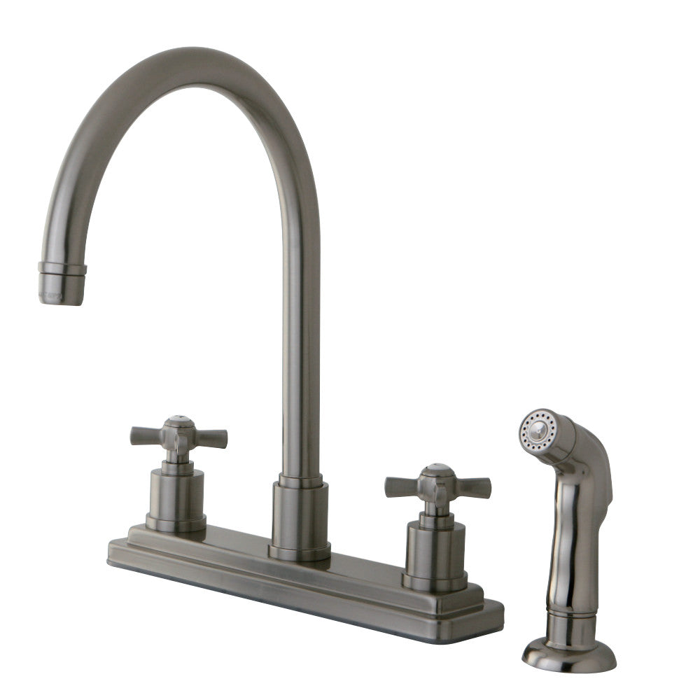 Kingston Brass KS8791ZX Millennium Centerset Kitchen Faucet