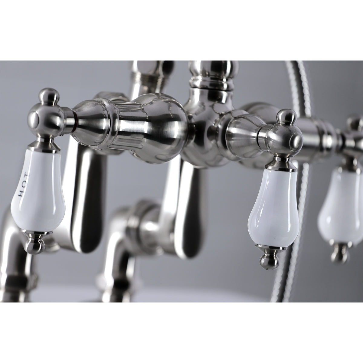 Vintage Clawfoot Tub Faucet with Hand Shower