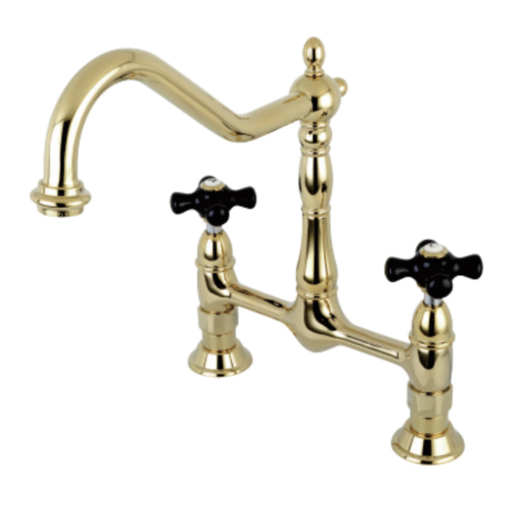 Kingston Brass KS1172PKX Duchess Bridge Kitchen Faucet