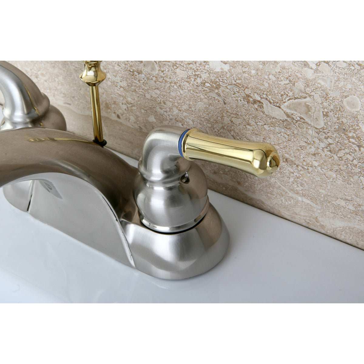 Kingston Brass KB2628 4 in. Centerset Bathroom Faucet