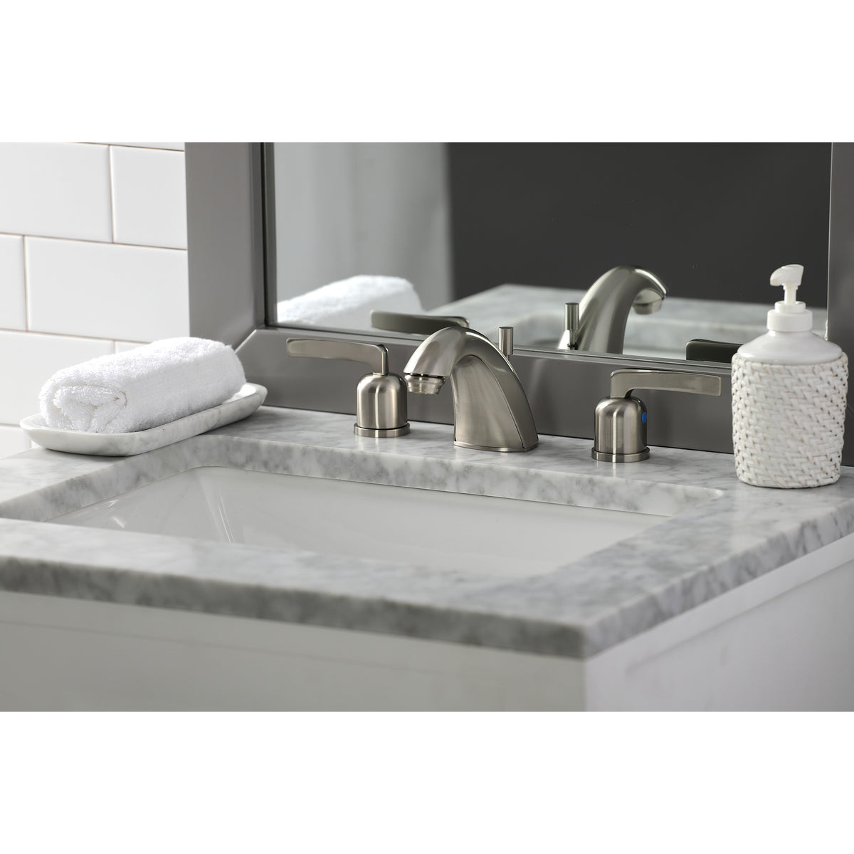 Kingston Brass FB8951EFL Mini-Widespread Bathroom Faucet