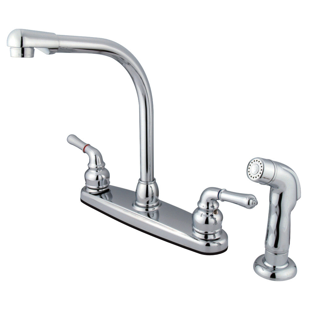 Kingston Brass FB751SP Americana 8-Inch Centerset Kitchen Faucet with Sprayer