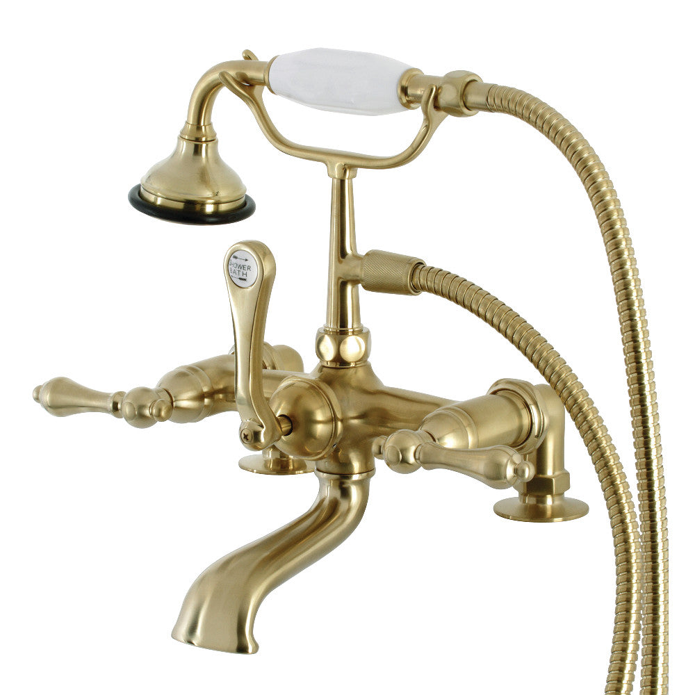 Aqua Vintage 7-Inch Tub Faucet with Hand Shower