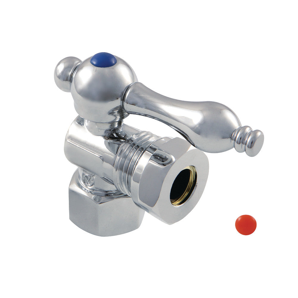 Kingston Brass 1/2&quot; FIP X 1/2&quot; or 7/16&quot; Slip Joint Angle Stop Valve