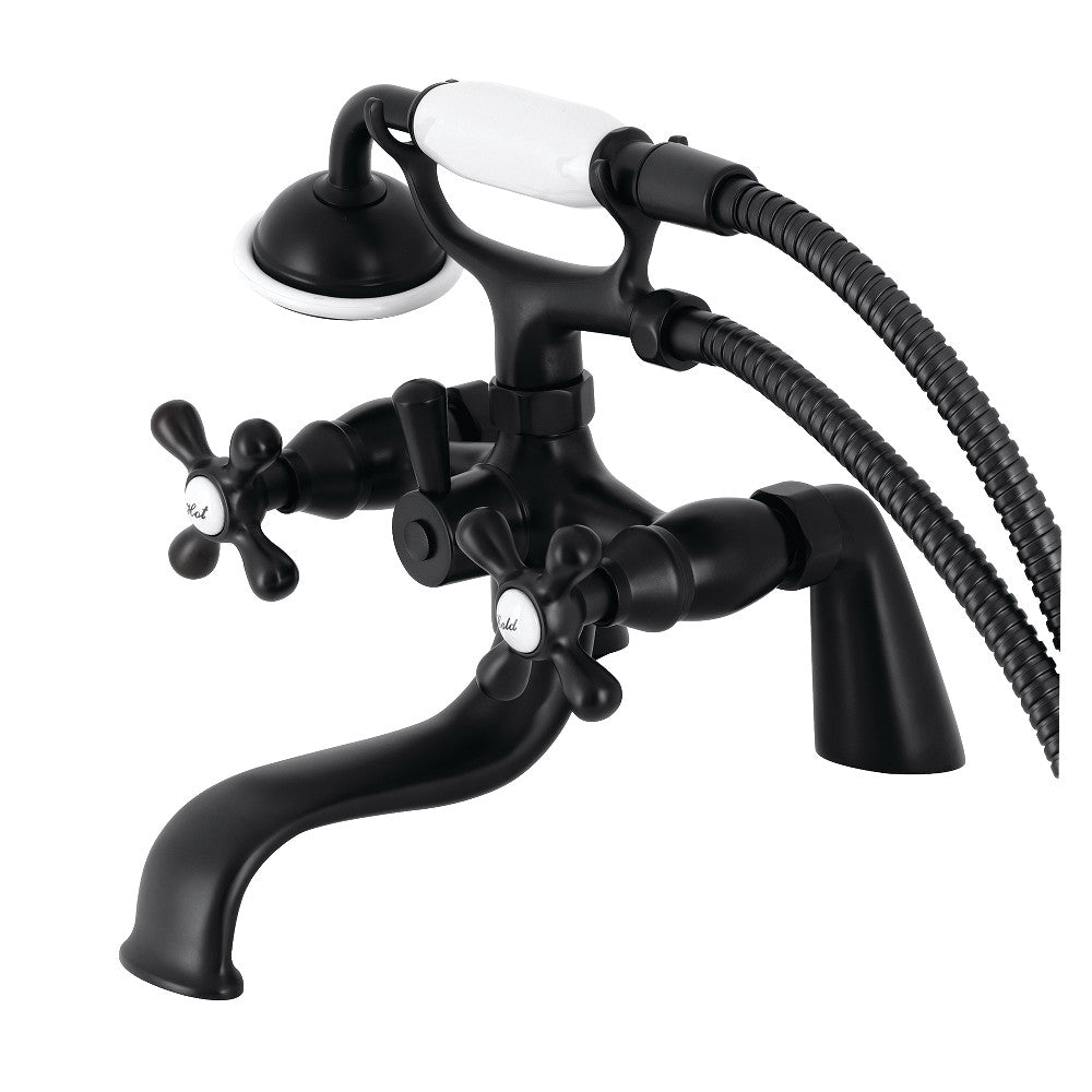 Kingston Deck Mount Clawfoot Tub Faucet with Hand Shower