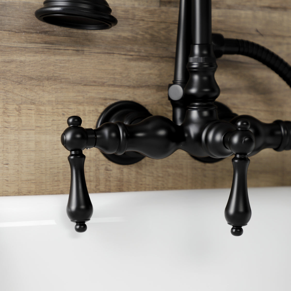 Aqua Vintage Wall Mount Clawfoot Tub Faucet