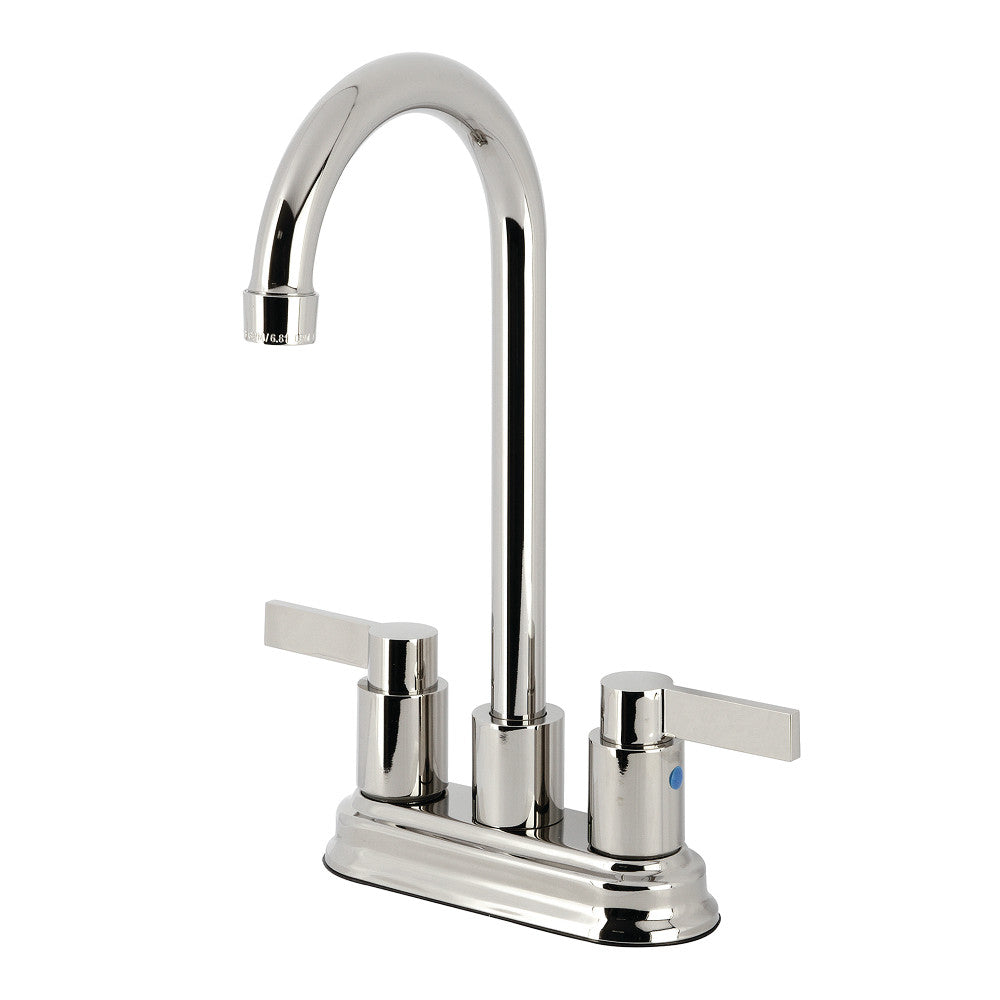 Kingston Brass KB8498NDL NuvoFusion 4&quot; Centerset Bar Faucet