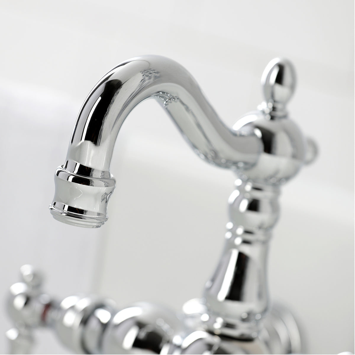 Heritage 3-3/8&quot; Tub Wall Mount Clawfoot Tub Faucet