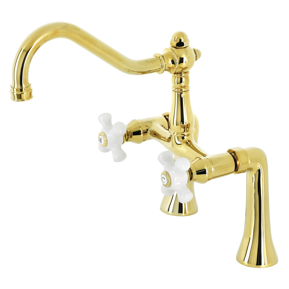 Restoration Deck Mount Clawfoot Tub Faucet