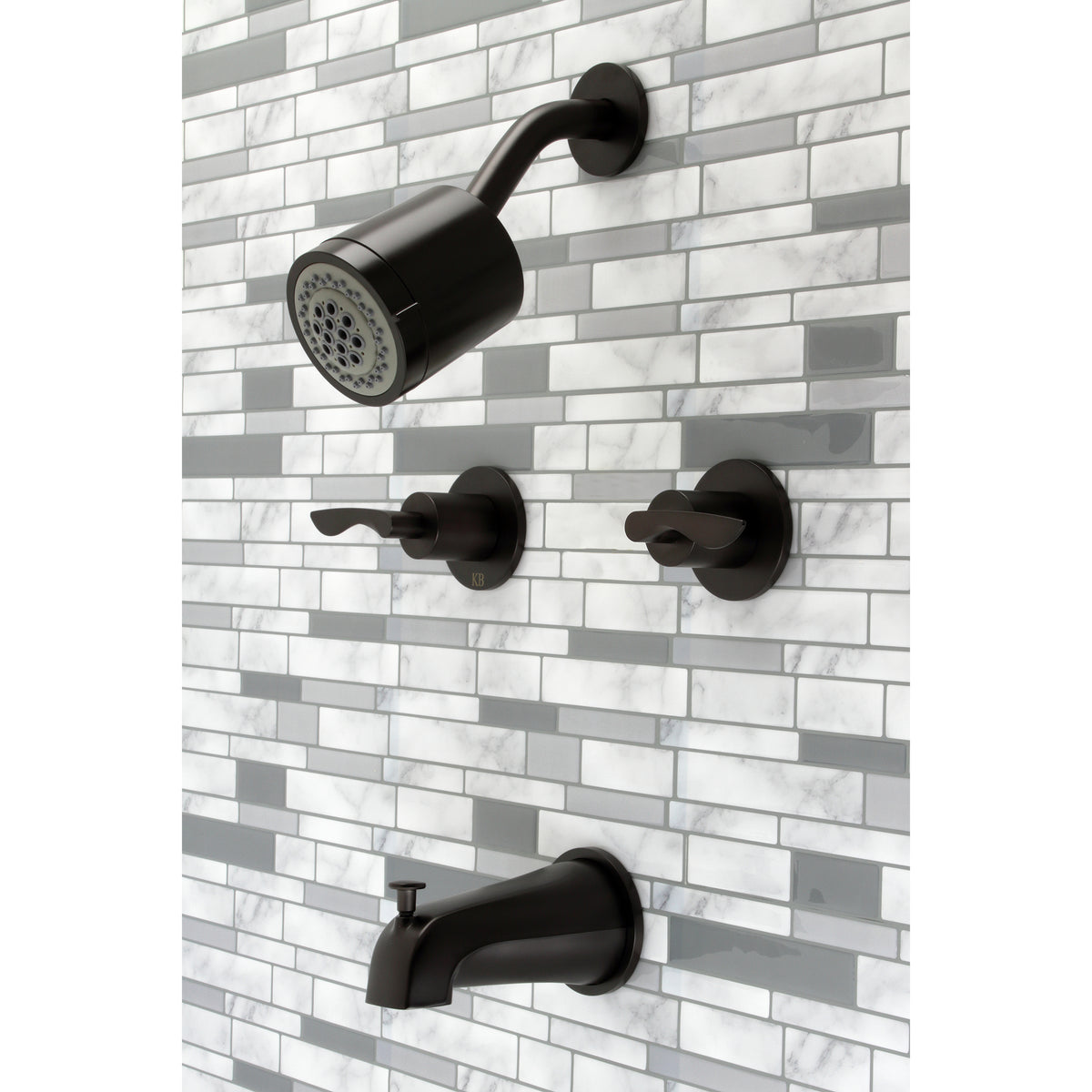 Serena Two-Handle Tub and Shower Faucet