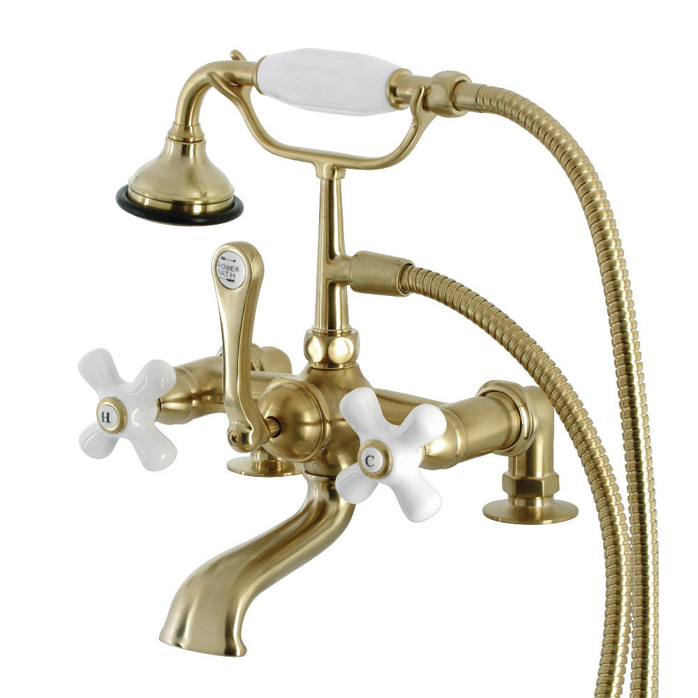 Aqua Vintage 7-Inch Tub Faucet with Hand Shower