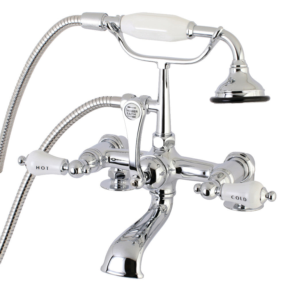 Aqua Vintage 7-Inch Tub Faucet with Hand Shower