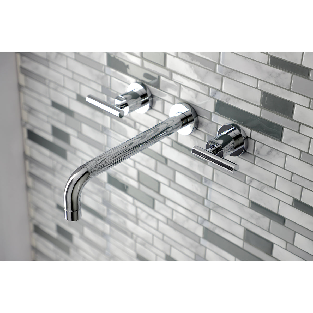 Manhattan Two-Handle Wall Mount Tub Faucet