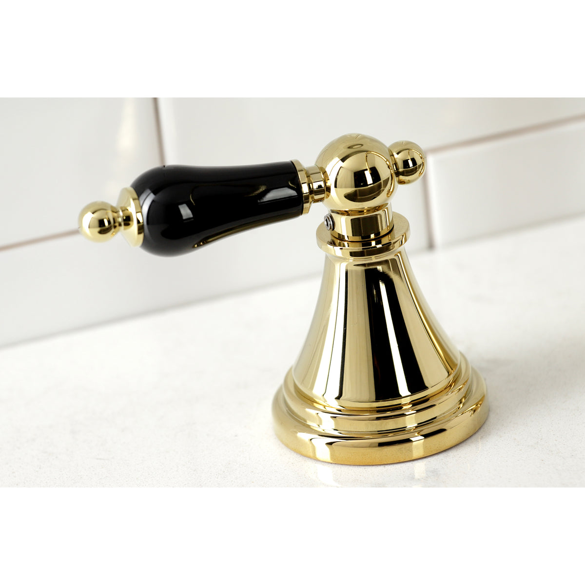 Kingston Brass KS2792PKLBS Duchess Widespread Kitchen Faucet with Brass Sprayer