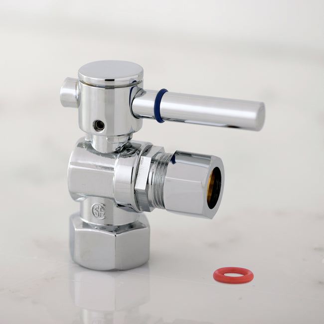 Kingston Brass 1/2&quot; FIP X 1/2&quot; OD Comp Angle Stop Valve