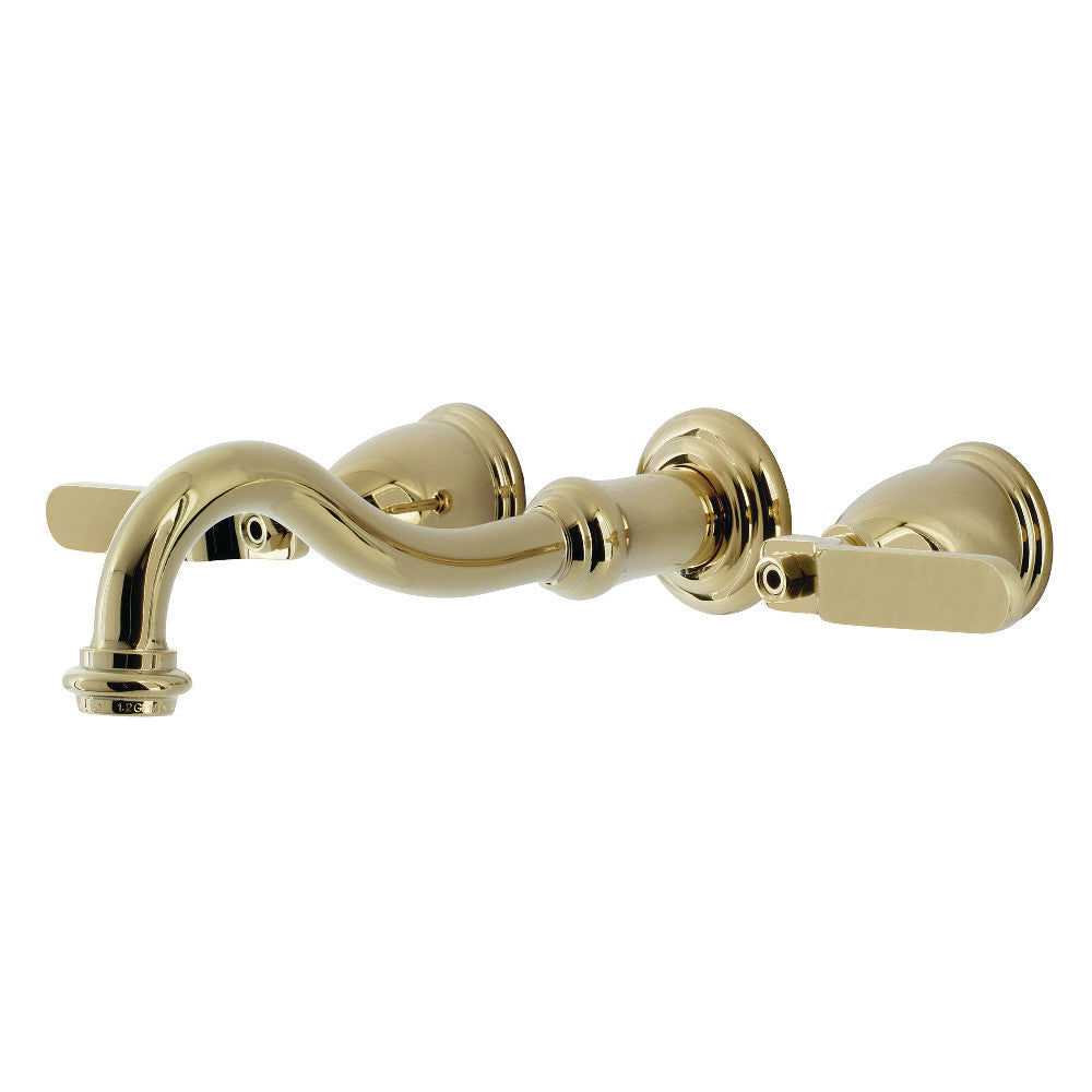Kingston Brass KS3120KL Whitaker Two-Handle Wall Mount Bathroom Faucet