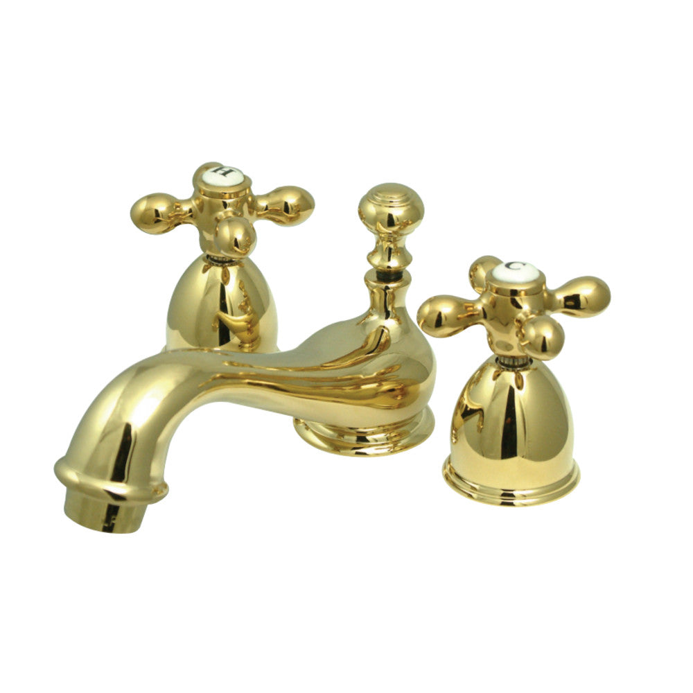 Kingston Brass KS3952AX Restoration Mini-Widespread Bathroom Faucet
