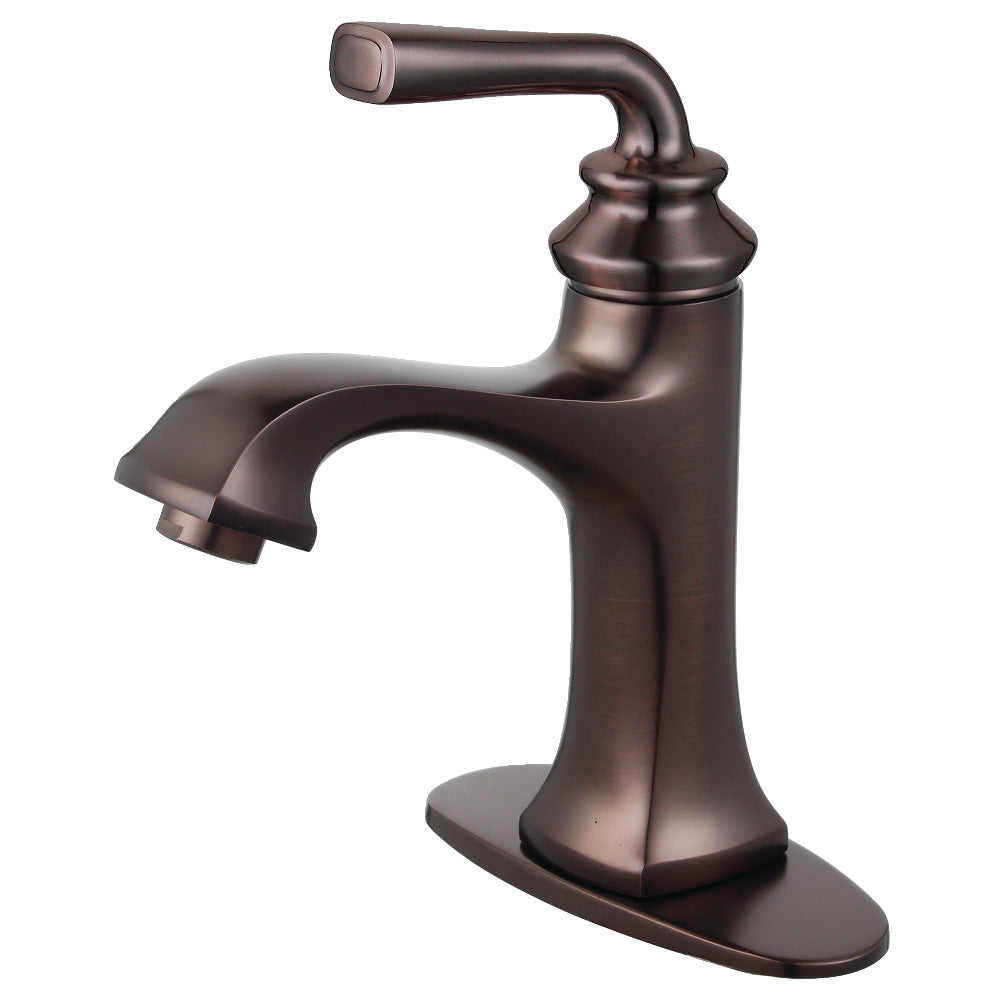 Fauceture LS4420RXL Restoration Single-Handle Bathroom Faucet with Push-Up Drain and Deck Plate