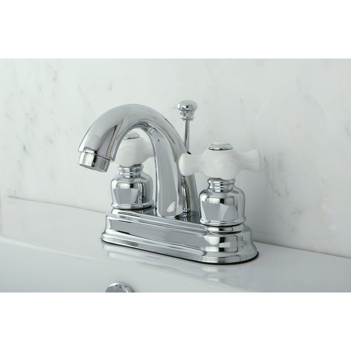 Kingston Brass KB5613PX Restoration 4 in. Centerset Bathroom Faucet