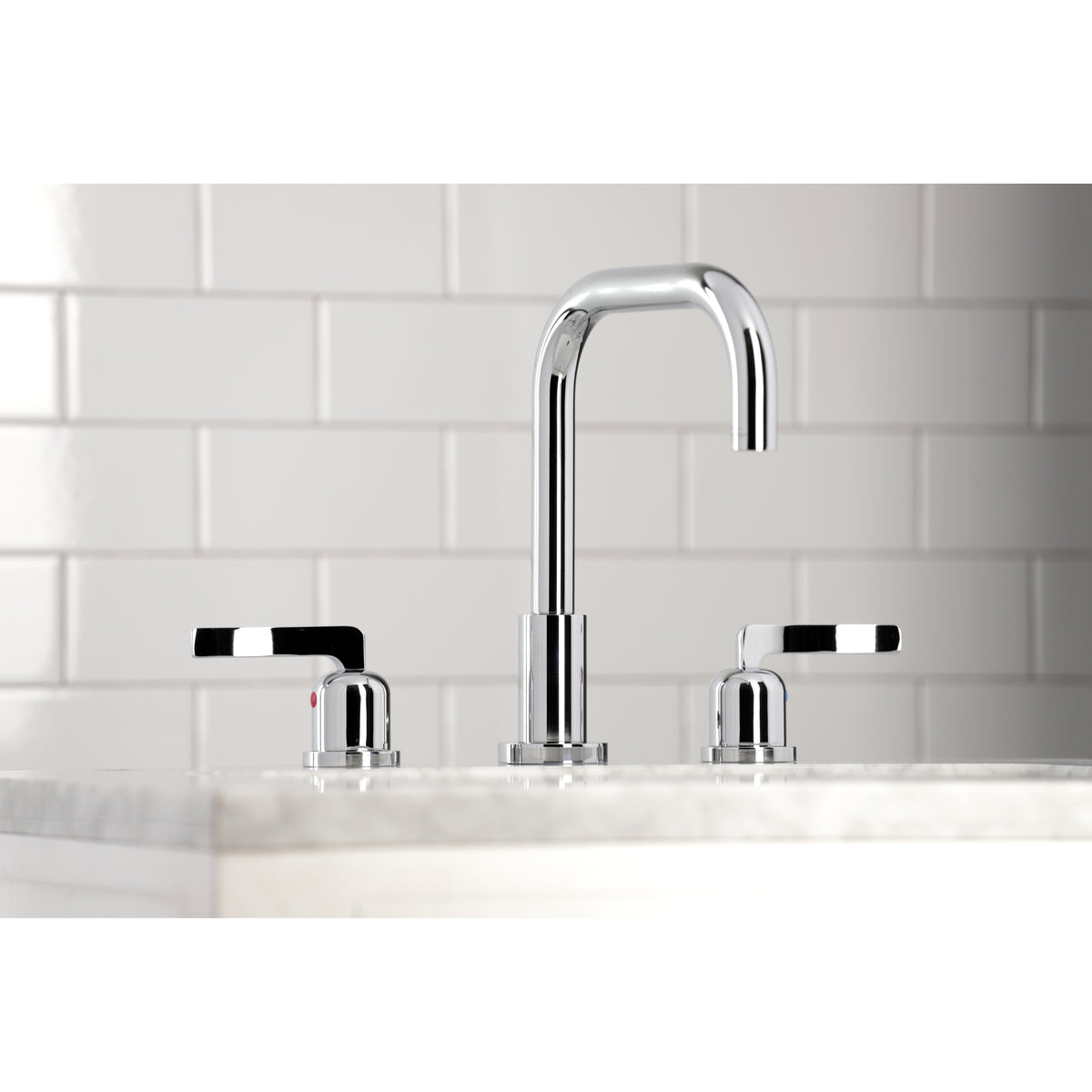 Kingston Brass FSC8931EFL Centurion Widespread Bathroom Faucet with Brass Pop-Up