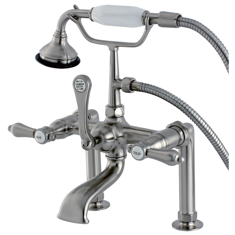 Aqua Vintage Heirloom Deck Mount Clawfoot Tub Faucet
