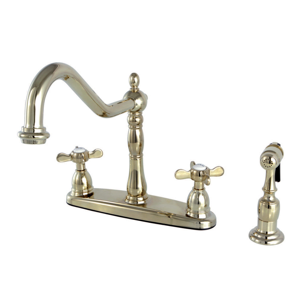 Kingston Brass KB1755BEXBS Essex Centerset Kitchen Faucet