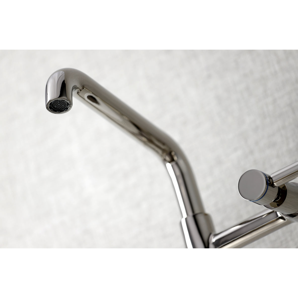 Kingston Brass KS823PN Concord Two-Handle Wall-Mount Kitchen Faucet