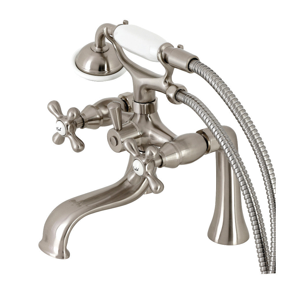 Kingston Deck Mount Clawfoot Tub Faucet with Hand Shower