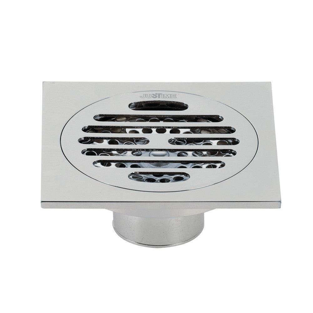 Kingston Brass Watercourse Symmetric 4&quot; Square Grid Shower Drain