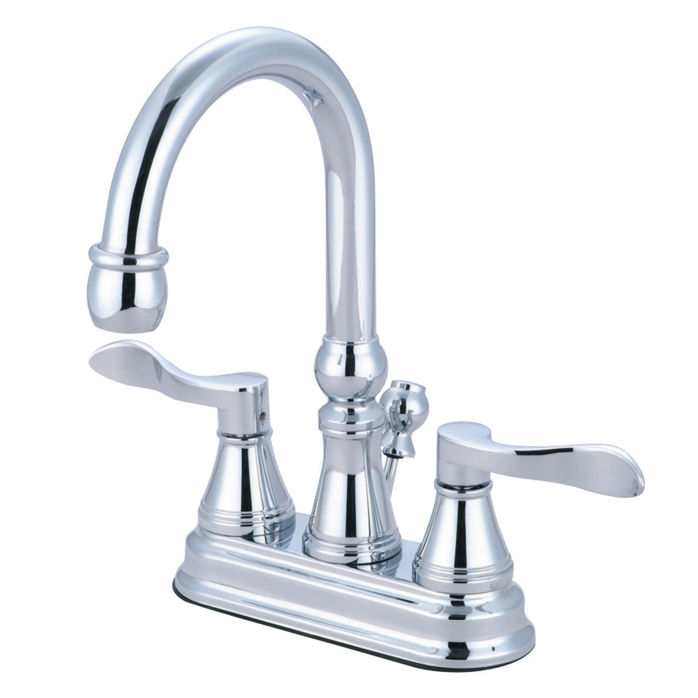 Kingston Brass KS2612DFL 4 in. Centerset Bathroom Faucet