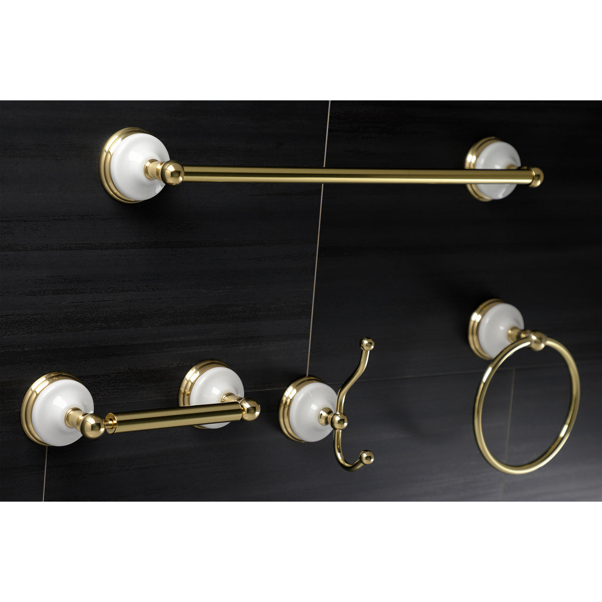 Kingston Brass Victorian 4-Piece Bathroom Hardware