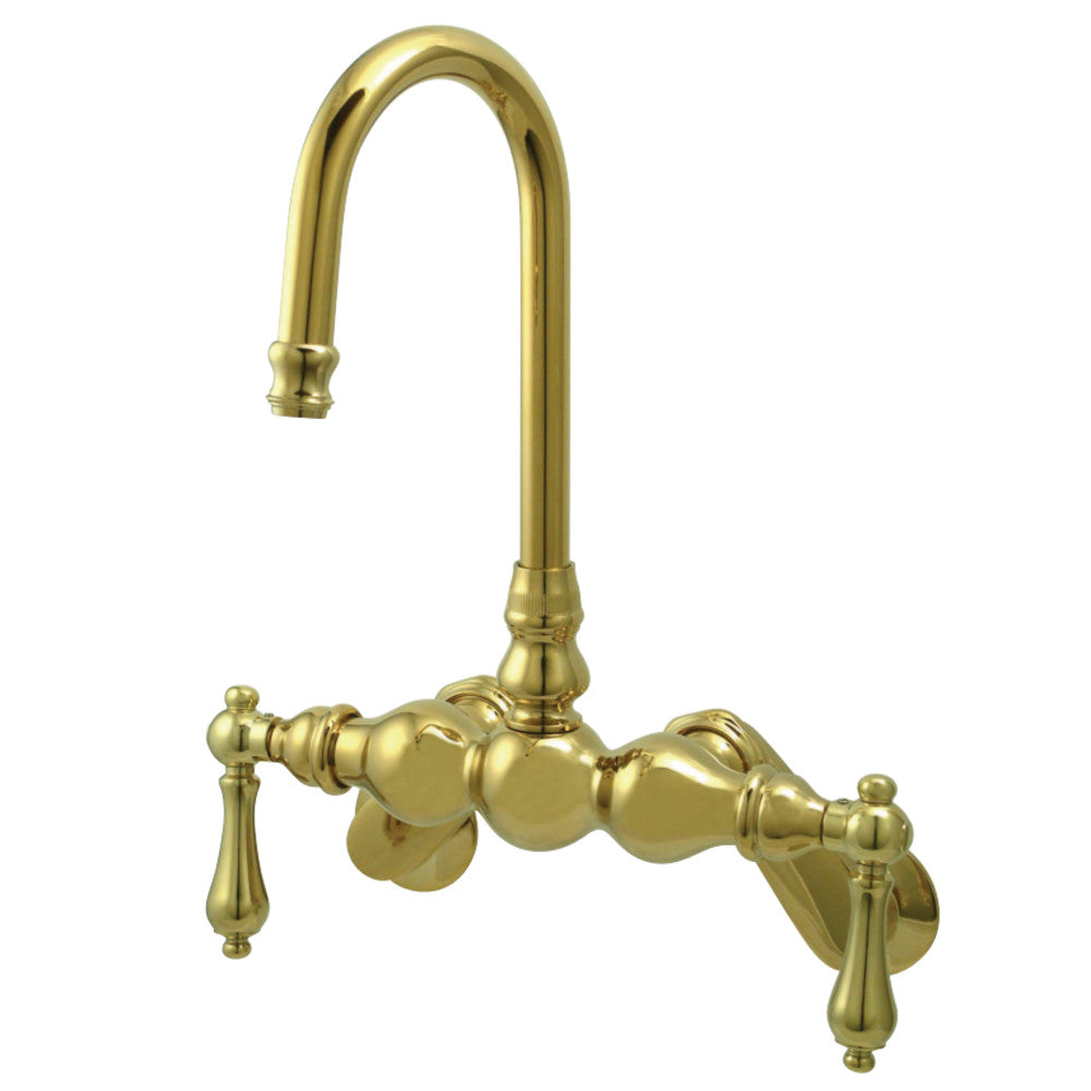 Vintage Adjustable Center Wall Mount Tub Faucet